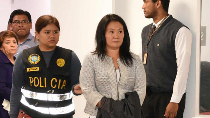 Fujimori había sido arrestada en 2018 tras acudir a un interrogatorio Tribunal sobre presuntas aportaciones de Odebrecht a su campaña en 2011.
