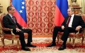 Jorge Arreaza y Serguéi Lavrov coincidieron en el interés de profundizar la cooperación entre sus países más allá de las medidas coercitivas unilaterales que aplican EE.UU. y otras naciones.