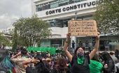 Un dictamen de la Corte Constitucional ecuatoriana en abril pasado mandató la presentación del proyecto de ley que se presenta esta semana en el parlamento.