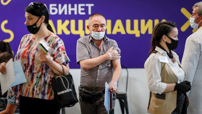 Rusia reportó 23.218 contagios y unas 679 muertes donde los decesos han venido en aumento en los últimos días.