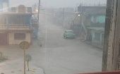 Se registraron fuertes lluvias en la provincia de Sancti Spíritus y en áreas montañosas del centro de Cuba.