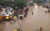 Henan sufre severas inundaciones a partir de lluvias intensas que caen desde mediados de julio.