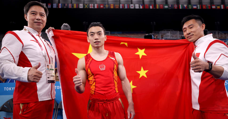 Zou Jingyuan fue el gimnasta mejor puntuado de Tokio 2020
