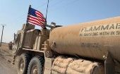 Tanques cisterna de Estados Unidos condujeron a Iraq el petróleo robado a Siria.