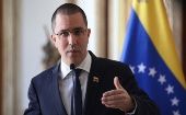 El ministro de Relaciones Exteriores afirmó que “en Venezuela hemos avanzado hacia el diálogo a pesar de las agresiones e injerencismo".