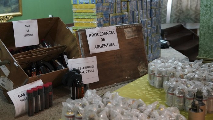 Las municiones antimotines que se enviaron a Bolivia fueron compradas antes para la Cumbre del G20 en Argentina por la exministra Patricia Bullrich.