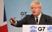 El primer ministro de Reino Unido, Boris Johnson, insistió durante la semana para concretar el encuentro del G-7