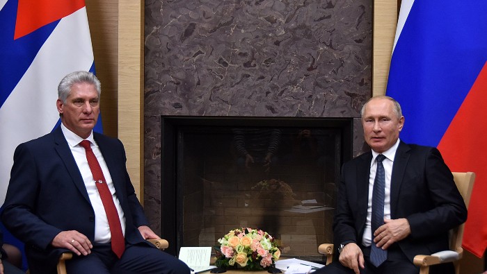 El presidente Miguel Díaz-Canel sostuvo una conversación telefónica con su homólogo ruso, Vladímir Putin.