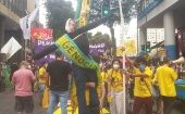 En Rio de Janeiro movimientos populares participan en el Grito de los Excluídos, que este año se realizó en una jornada contra  Bolsonaro.