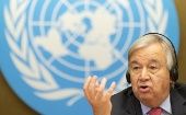El secretario general de Naciones Unidas abordó el tema del cambio climático como una de las preocupaciones dentro de su informe.