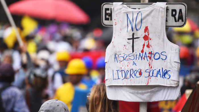 Indepaz reveló que el lunes ocurrieron en Colombia cinco homicidios de líderes y activistas humanitarios.
