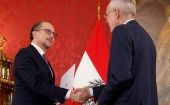 "Tomo mi nuevo papel como canciller con gran respeto por los desafíos que me esperan", señaló el nuevo jefe de Gobierno de Austria.