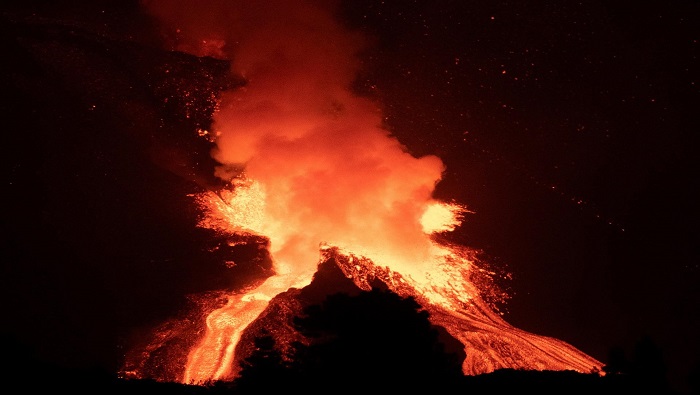 Casi 2.000 edificaciones han sido destruidas por las coladas del volcán Cumbre Vieja.