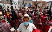 Los colectivos indígenas en resistencia señalan que la explotación minera es ilegal pues nunca se les consultó para llevarla a cabo.