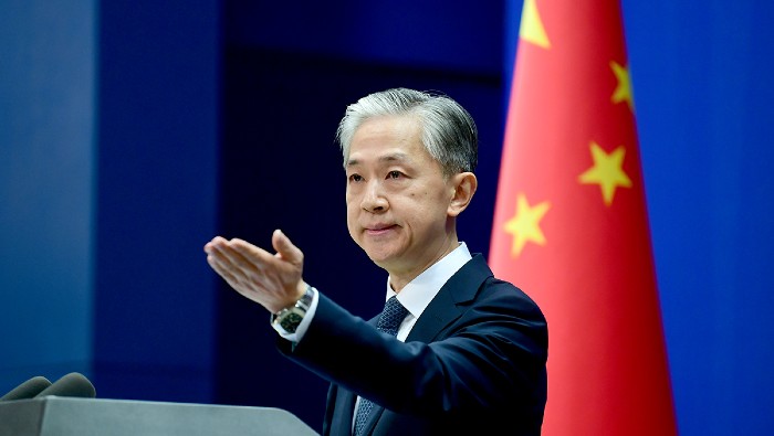 El portavoz del Ministerio de Relaciones Exteriores de China, Wang Wenbin, expresó el rechazo de su Gobierno a los contactos militares entre Estados Unidos y Taiwán.