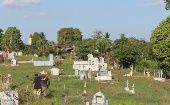 Varios de los 46 cuerpos recuperados en el cementerio de Montañita presentaban signos de violencia.
