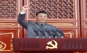 Xi Jinping pronuncia un discurso importante en la ceremonia celebrada con motivo del 100º aniversario de la fundación del Partido Comunista de China en Beijing, capital china, el 1 de julio de 2021.
