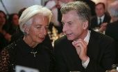 El préstamo del FMI al Gobierno de Mauricio Macri se concretó bajo la gerencia de Cristine Lagarde en 2018.