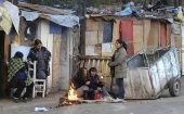 Según estiman los organizadores de la movilización, hay más de 100.000 nuevos pobres en Uruguay a partir de la pandemia de Covid-19.