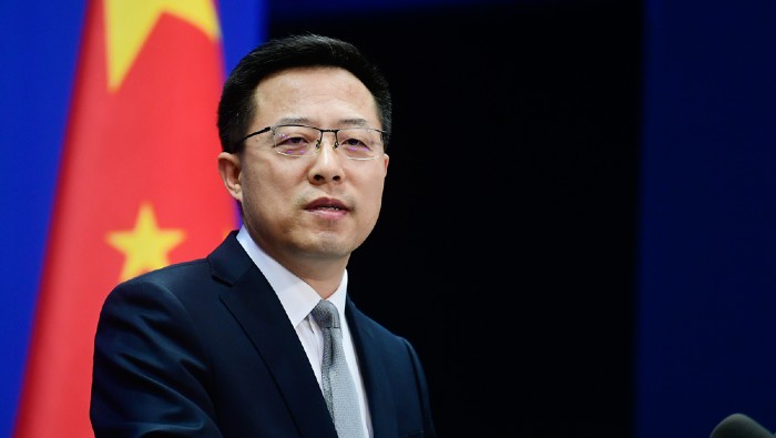 El portavoz de la Cancillería china, Zhao Lijian reiteró la que su país mantiene la política de una sola China y que de mantenerse las provocaciones, tomarían medidas decididas.