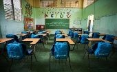 Unicef llamó la atención que el cierre de las instituciones docentes debido a la pandemia puso en peligro el derecho de los niños a aprender y prepararse para el futuro.
