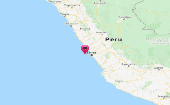 De acuerdo al Instituto Geofísico del Perú el epicentro del temblor se localizó en el océano Pacífico, a 44 kilómetros al oeste del puerto de Callao.