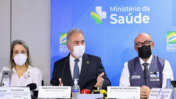 El ministro Marcelo Queiroga se pronunció contra el cierre del país por la nueva variante del coronavirus.