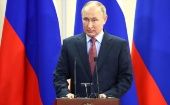 Putin declaró que la Organización del Tratado de Atlántico Norte (OTAN) sigue una clara línea de confrontación hacia Rusia.
