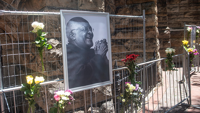 El arzobispo Desmond Tutu es considerado como una figuras clave de la historia contemporánea de Suráfrica.