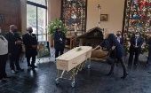 El arzobispo había pedido que no se gastara dinero innecesariamente en su funeral.
