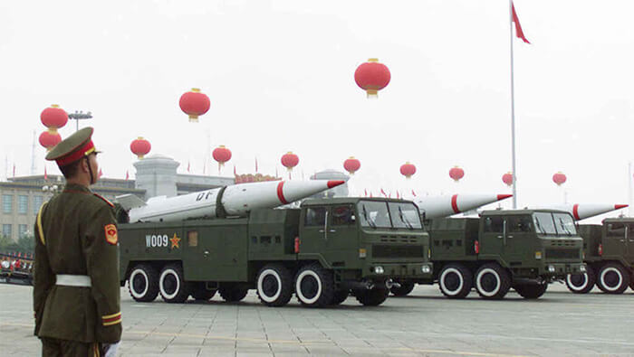 El Gobierno chino desmintió las informaciones de que aumentando su arsenal nuclear.