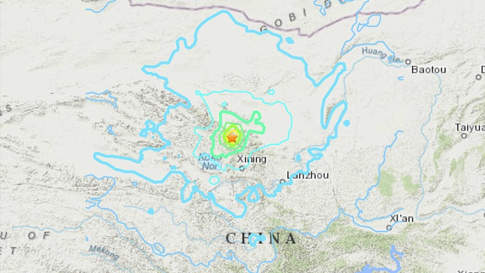 El CENC precisó que el sismo fue a las 01H45 (hora local de Beijing) en el distrito de Menyuan, en Qingha.