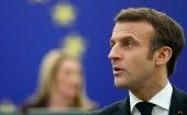 “Somos la generación que vuelve a descubrir la precariedad del Estado de derecho", dijo Macron
