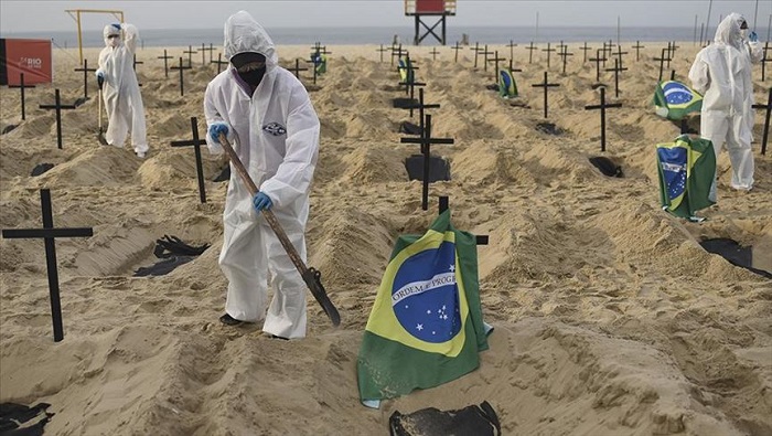Brasil lidera a la región de América Latina y el Caribe en número de casos y de decesos desde el inicio de la pandemia.