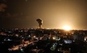 Fuentes militares confirmaron que aviones de guerra israelíes realizaron cinco ataques aéreos en puntos en las cercanías de la ciudad de Qatifah, al interior de Damasco.