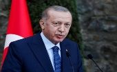 Erdogan declaró que a pesar de estar positivo los síntomas son leves.