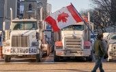 El alcalde de la capital canadiense decretó el estado de emergencia ante " el grave peligro y la amenaza a la seguridad de los residentes que representan las manifestaciones en curso".