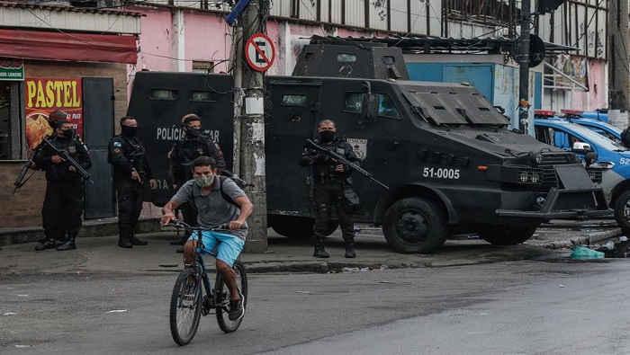Uno de los hechos más violentos registrados en Río de Janeiro en  2021 fue la masacre ocurrida en la favela de Jacarezinho.