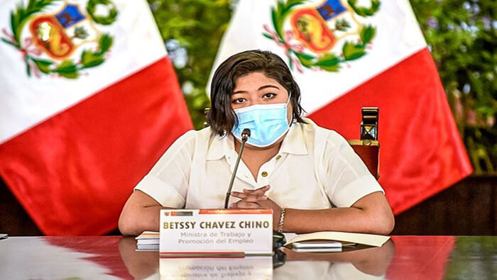 La ministra Chávez sostuvo que la presidenta del Congreso ha participado activamente en actos para derrocar al presidente Castillo.