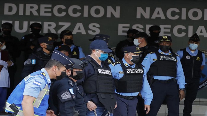 Hernández sería el primer alto cargo de Honduras en ser extraditado a EE.UU. por narcotráfico.