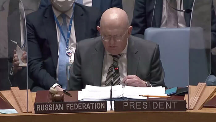 El embajador ruso ante Naciones Unidas afirmó que Moscú no pretende la ocupación de Ucrania.