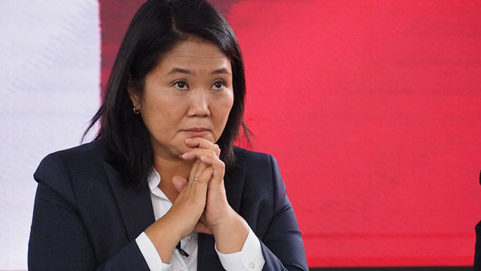 Keiko Fujimori esta vinculada al proceso contra la constructora brasileña Odrebrecht en Perú.