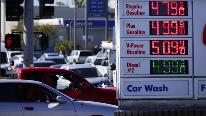 Los precios del combustible en Estados Unidos alcanzaron un máximo de tarifas no registradas desde el 2008.
