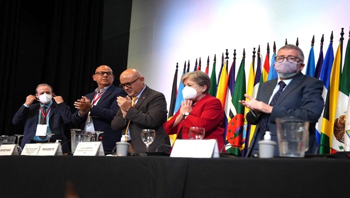 La ceremonia de clausura del Foro de América Latina y El Caribe, ODS 2030 llevada a cabo este miércoles.
