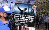 Un grupo de simpatizantes del expresidente hondureño realizó una manifestación a las afueras de la Corte Suprema de Justicia.
