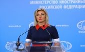 "La responsabilidad del fracaso del acuerdo trilateral y de los dos acuerdos bilaterales paralelos recae enteramente en Ucrania”, dijo Zajárova.