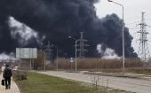 Dos helicópteros ucranianos que entraron en el espacio aéreo ruso a baja altura atacaron el depósito de combustible.