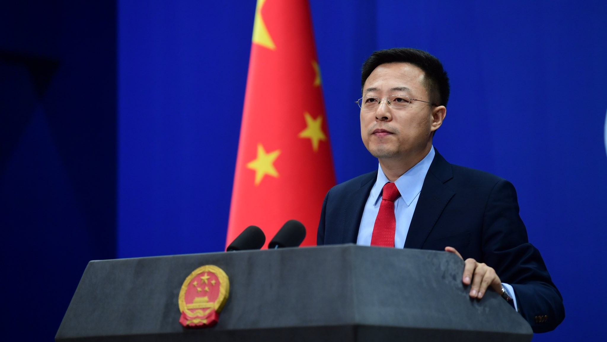 Zhao Lijian declaró que su gobierno ha asistido, dentro de lo posible, al personal diplomático y consular residente en China
