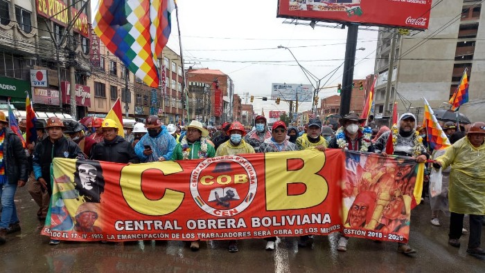 La COB es la organización que aglutina a todos los sectores laborales de Bolivia. Se fundó el 17 de abril de 1952.