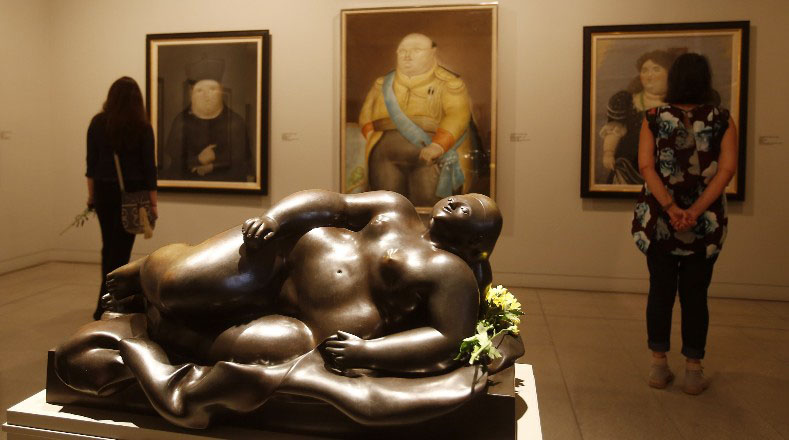 Rinden homenaje al pintor Fernando Botero en Medellín, Colombia